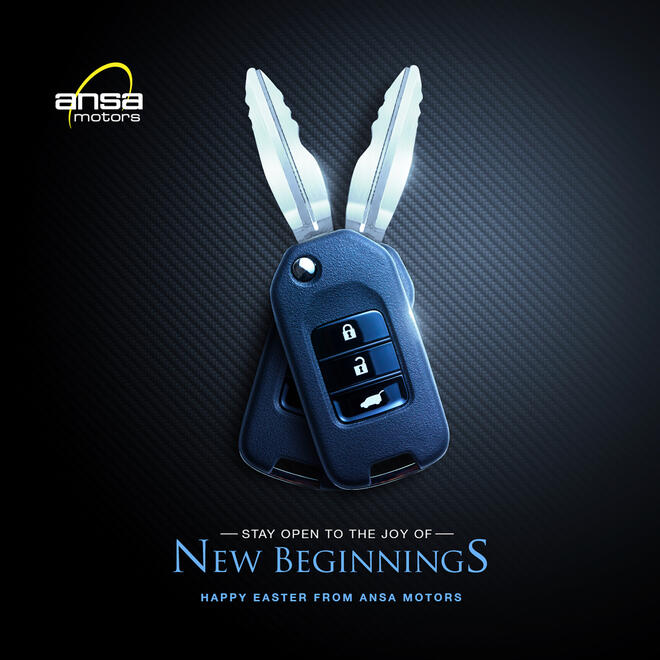 Ansa Motors "New Beginnings" Easter Greeting