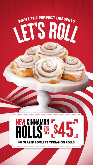 Pizza Hut "Lets Roll" New Cinnamon Rolls Ad