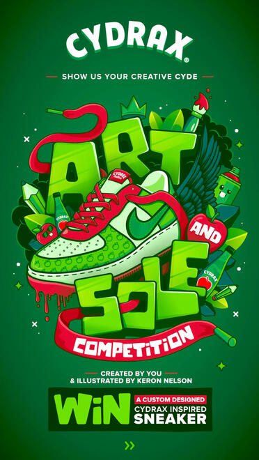 Cydrax &quot;Art &amp; Sole&quot; Sneaker Art Competition