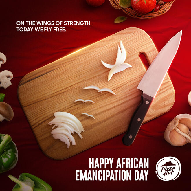 Pizza Hut &quot;Wings&quot; African Emancipation Day Greeting