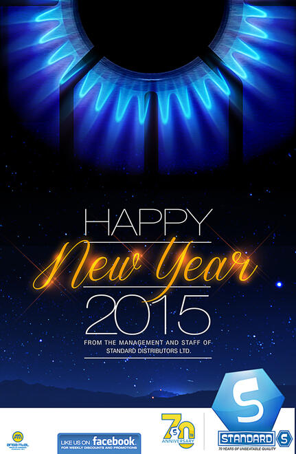 Standard Distributors &quot;Fireworks&quot; New Year Greeting 2015