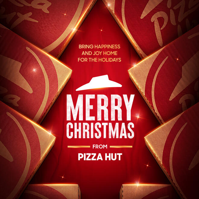Pizza Hut "Home For The Holidays" Christmas Greeting