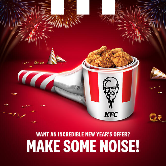 KFC New Year&#39;s &quot;Make Some Noise&quot; Greeting