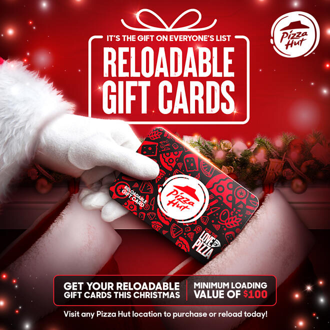 Pizza Hut "Wishlist" Christmas Gift Cards Post