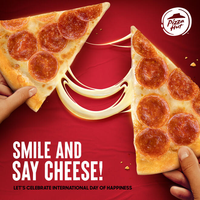 Pizza Hut "Say Cheese" Day Of Happiness Greeting