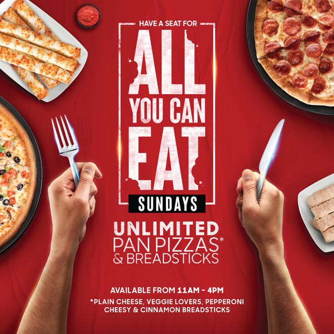 Pizza Hut "All You Can Eat" Special Post