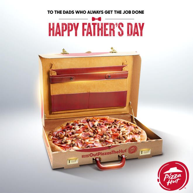 Pizza Hut "Briefcase" Father's Day Greeting