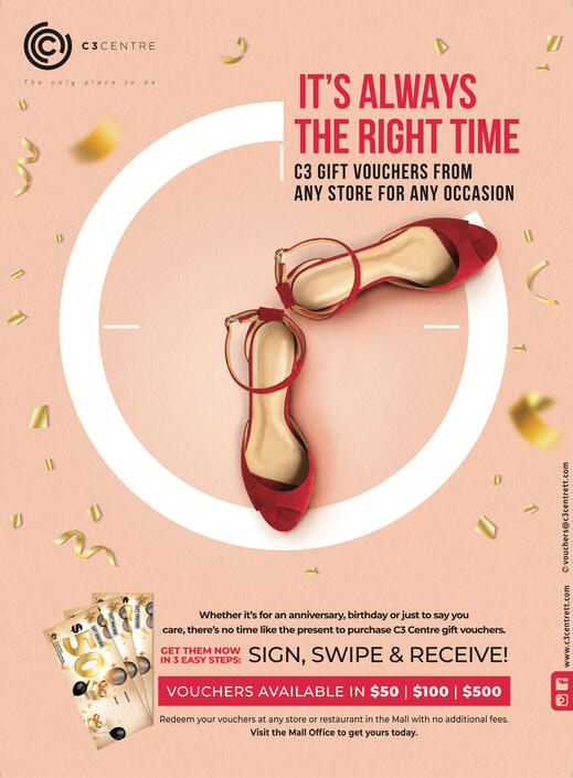 C3 Centre &quot;The Right Time - Fashion&quot; Poster Campaign