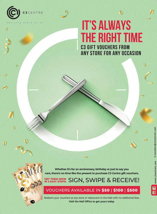 C3 Centre "The Right Time - Dinner" Poster Campaign