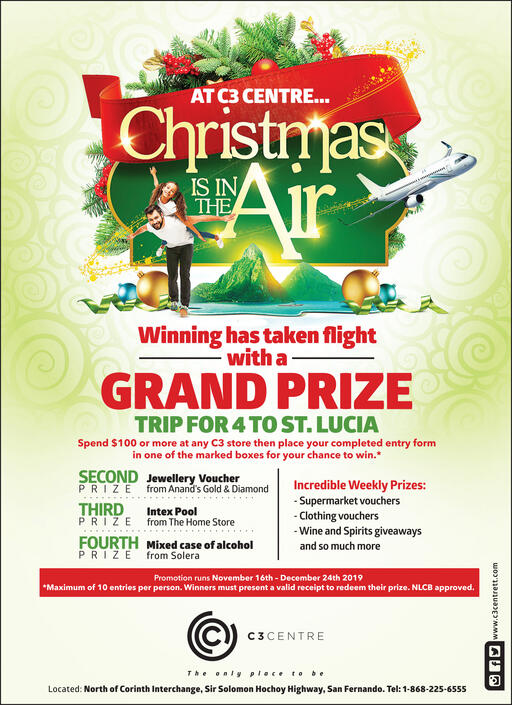 C3 Centre "Christmas Is In The Air" Holiday Promotion