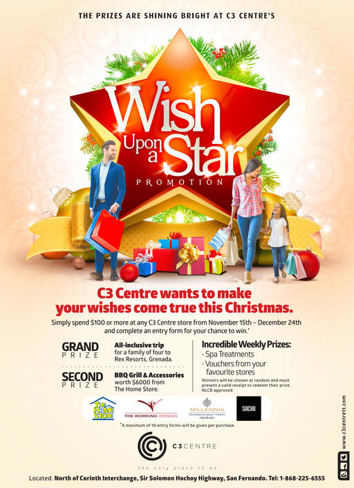 C3 Centre &quot; Wish Upon A Star&quot; Holiday Promotion