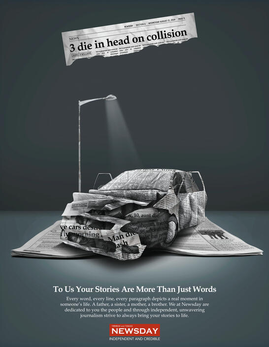 Newsday &quot;More Than Words&quot; Sensitivity Campaign - Crash